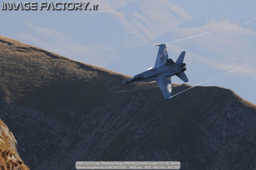 2009-10-07 Axalp Shooting Range 0658 McDonnell Douglas FA-18C Hornet